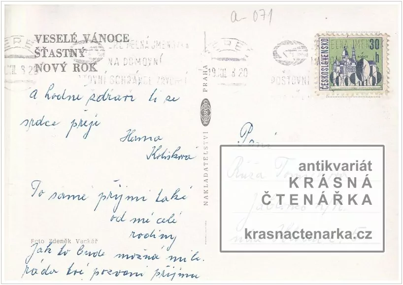 Přání VÁNOČNÍ či NOVOROČNÍ