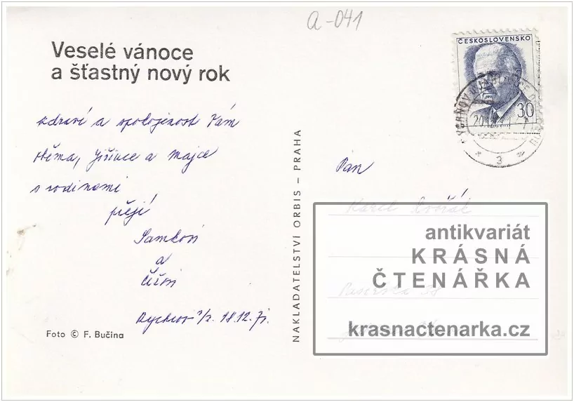 Přání VÁNOČNÍ či NOVOROČNÍ