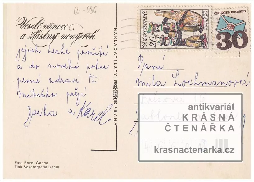 Přání VÁNOČNÍ či NOVOROČNÍ