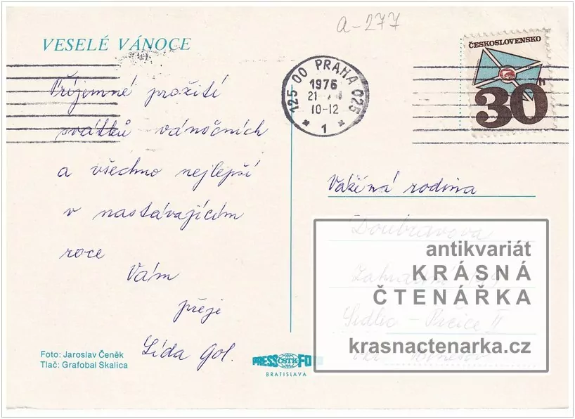 Přání VÁNOČNÍ či NOVOROČNÍ