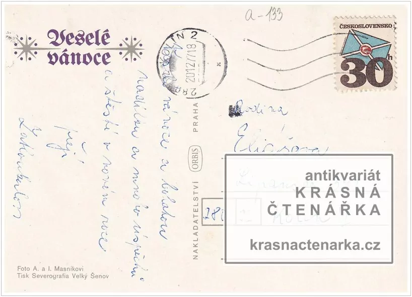 Přání VÁNOČNÍ či NOVOROČNÍ