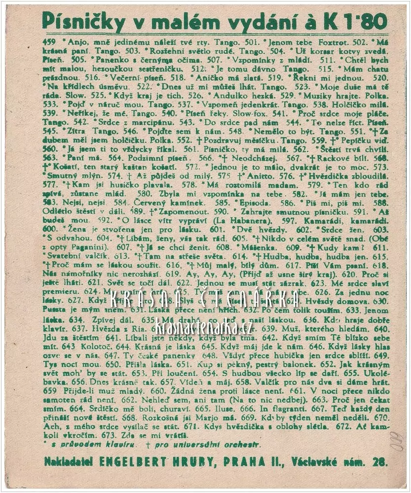 Píseň HALÓ, SLEČNO !