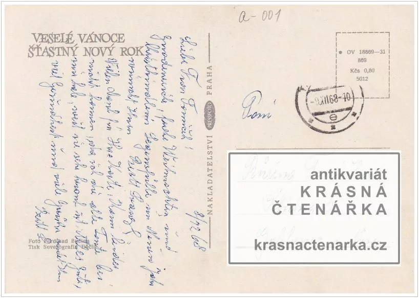 Přání VÁNOČNÍ či NOVOROČNÍ