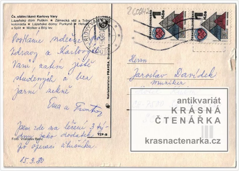 KARLOVY VARY (lázeňský ústav Wolker)