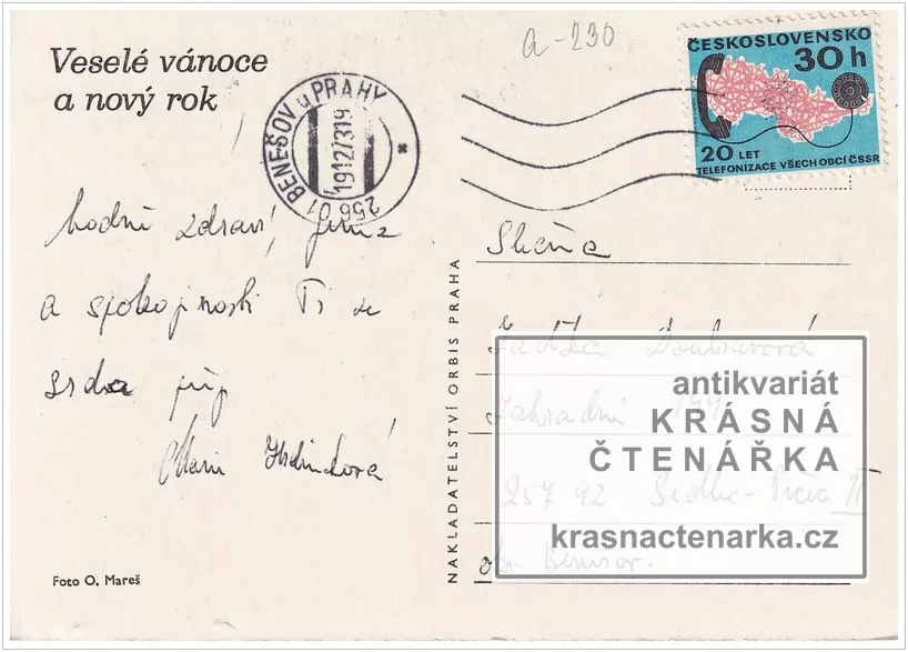 Přání VÁNOČNÍ či NOVOROČNÍ