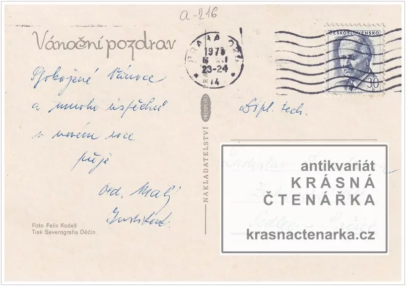 Přání VÁNOČNÍ či NOVOROČNÍ