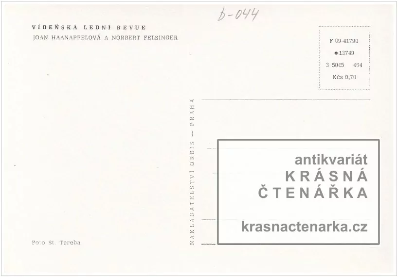 Joan HAANAPPELOVÁ a Norbert FELSINGER ve Vídeňské lední revue