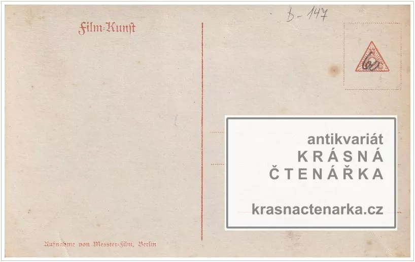 Henny PORTEN ve filmu "Agnes Arnau und ihre dre Freier"