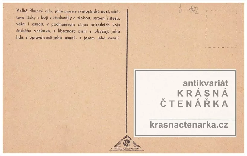 Jiřina ŠTĚPNIČKOVÁ ve filmu "Kříž u potoka"