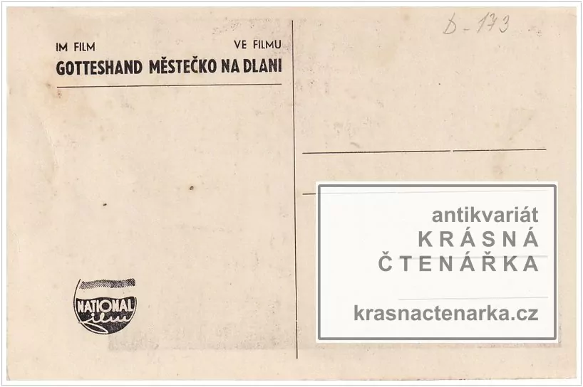Marie GLÁZROVÁ ve filmu "MĚSTEČKO NA DLANI"