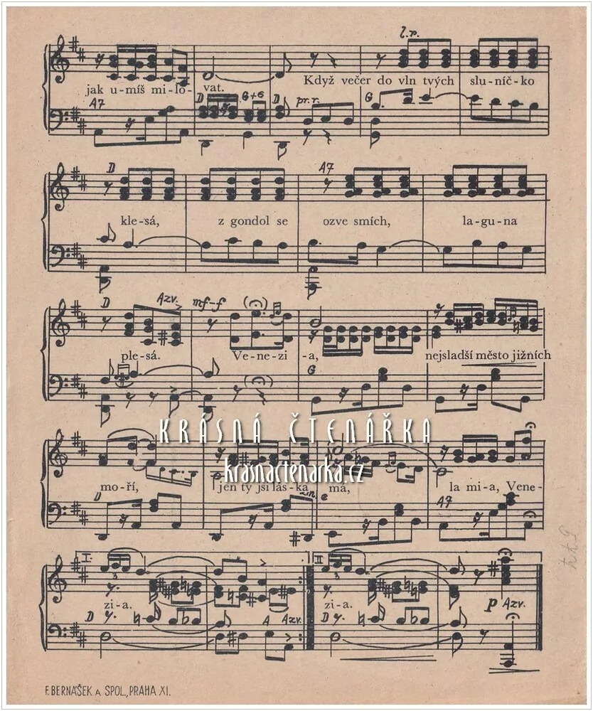 Píseň LA MIA VENEZIA