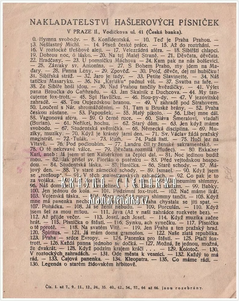 Píseň KDYŽ MUZIKA ZAČNE HRÁT ...