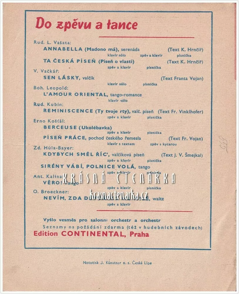 Píseň TA ČESKÁ PÍSEŇ