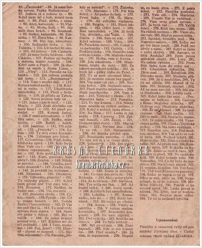 Píseň NEPROS MOJE SRDCE