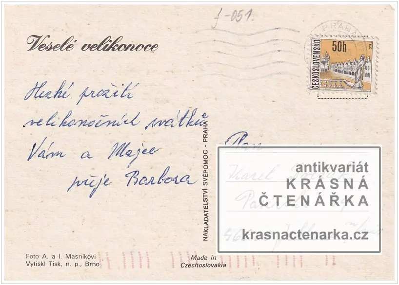 Přání VELIKONOČNÍ