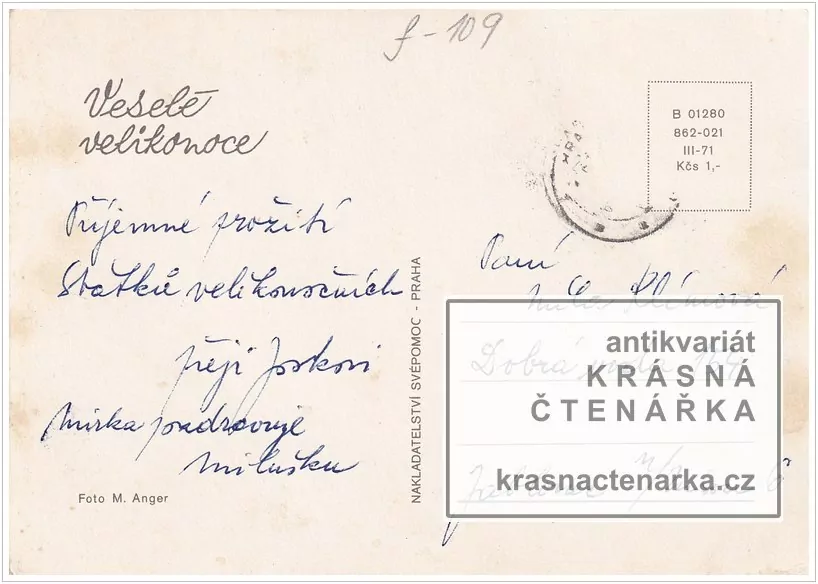 Přání VELIKONOČNÍ