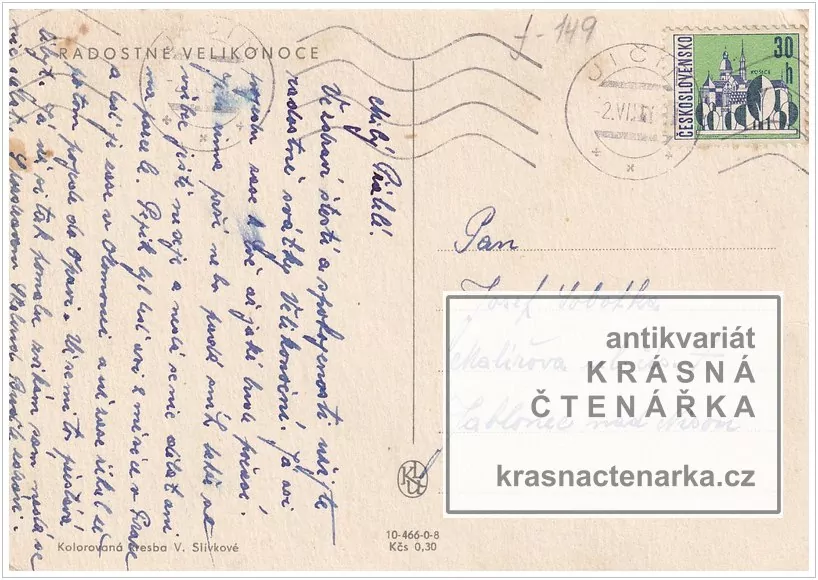 Přání VELIKONOČNÍ (Slivková V.)