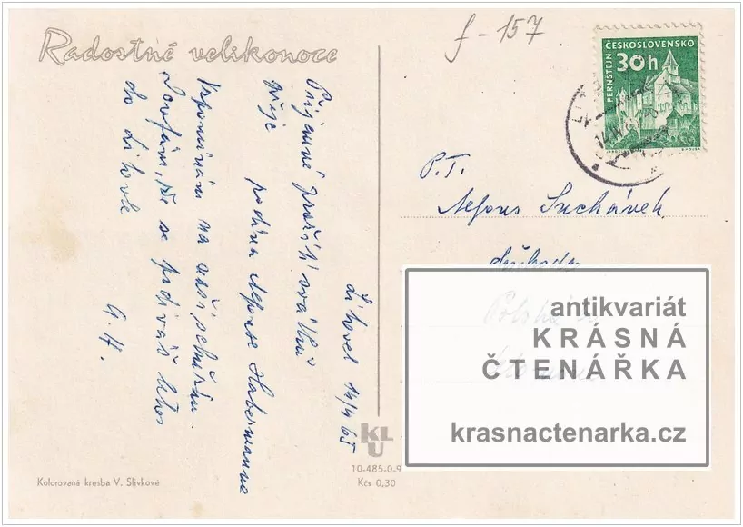 Přání VELIKONOČNÍ (Slivková V.)