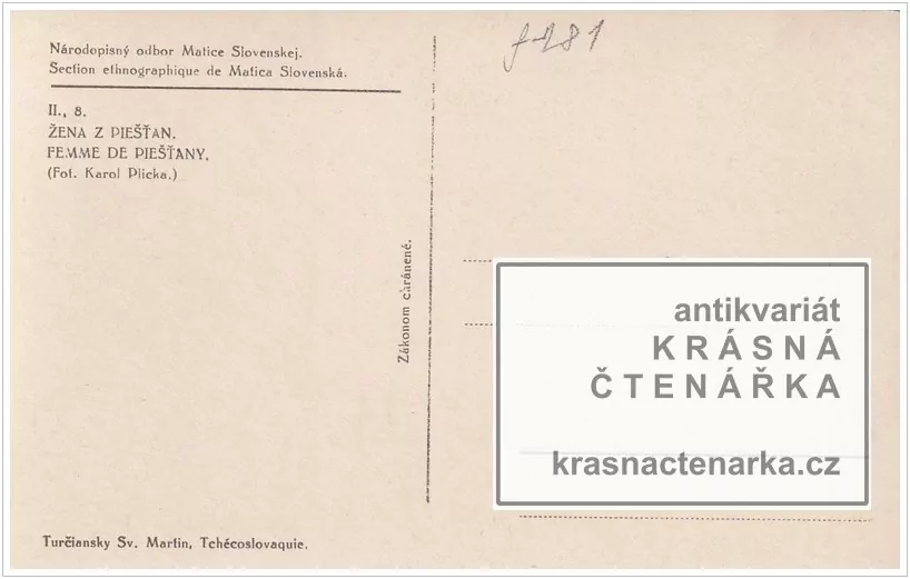 ŽENY V KROJÍCH (Žena z Piešťan)