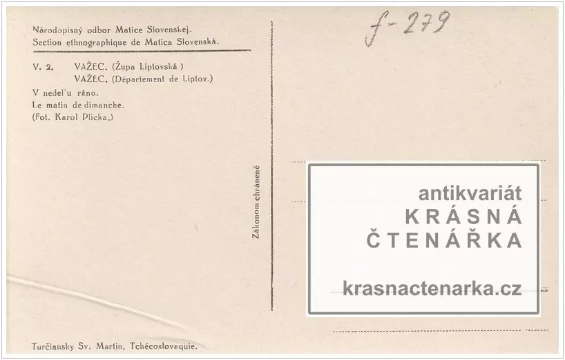 ŽENY V KROJÍCH (Važec, Liptovská župa)