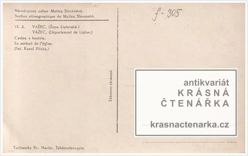 ŽENY V KROJÍCH (Važec, Liptovská župa)