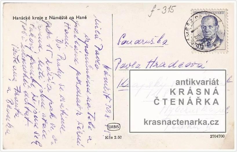 ŽENY V KROJÍCH (Hanácké kroje z Náměště na Hané)
