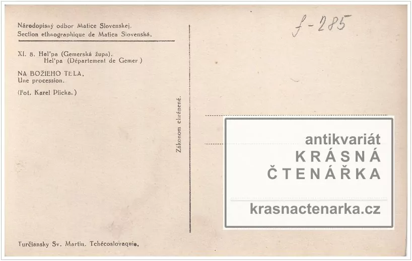 KROJE (Na Božieho tela, Gemerská župa)