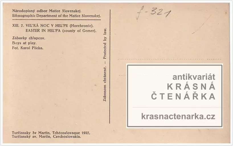 KROJE (Zábavky chlapcov, Horehrone)