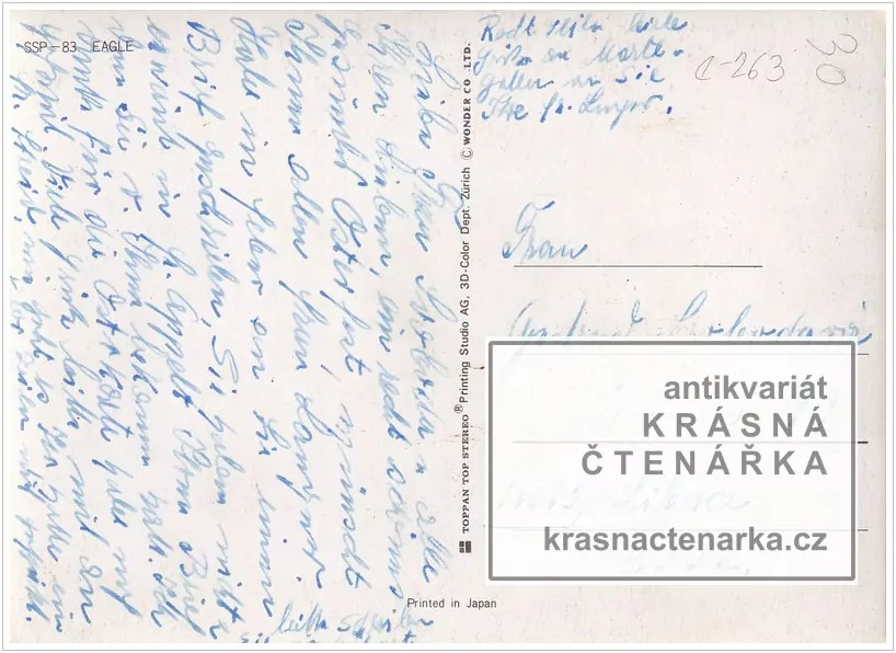 OREL, Pohlednice trojrozměrná