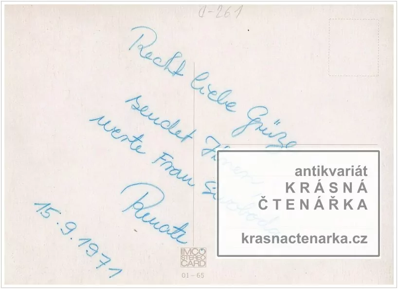 OREL, Pohlednice trojrozměrná