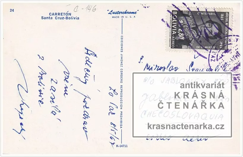 KRAVSKÝ POVOZ v Bolívii