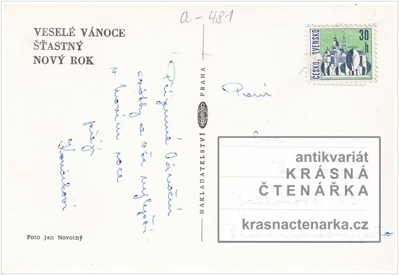 Přání VÁNOČNÍ či NOVOROČNÍ