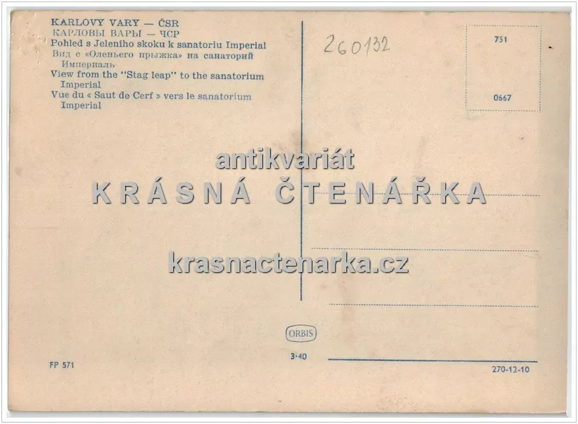 KARLOVY VARY (kamzík pod Jelením skokem)