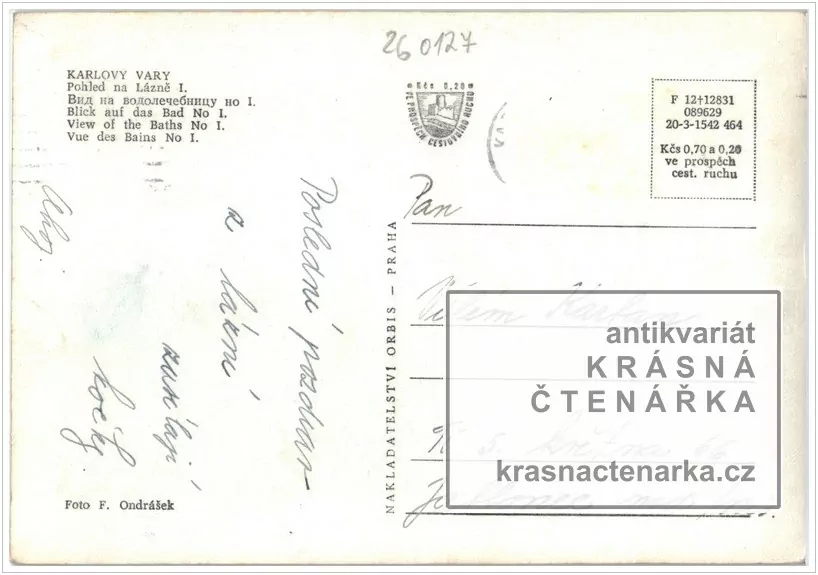 KARLOVY VARY (Císařské lázně, tj. Lázně I)