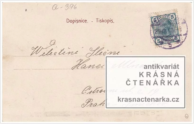 Přání VÁNOČNÍ či NOVOROČNÍ, Ústřední matice školská