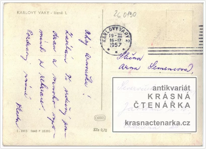 KARLOVY VARY (Císařské lázně, tj. Lázně I)