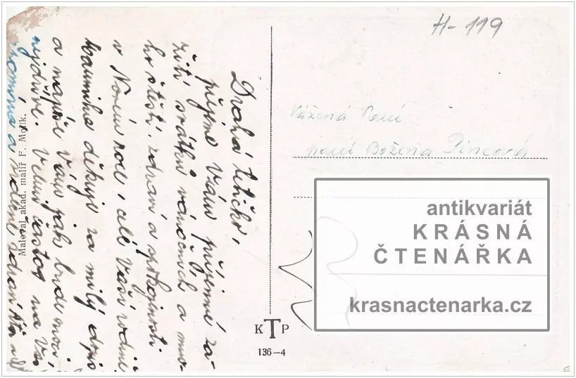 Vánoční LYŽOVÁNÍ (il. Molík František)