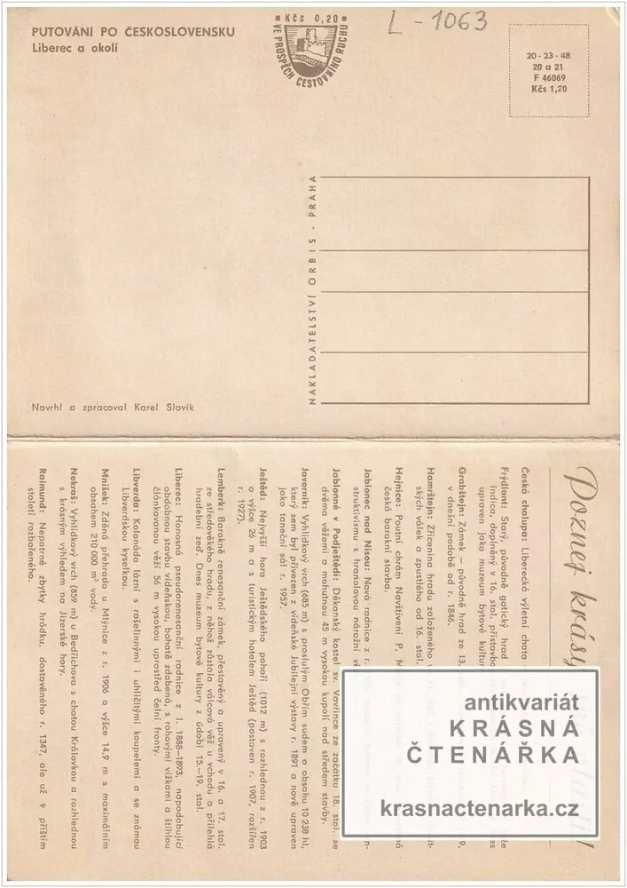 LIBEREC a okolí (mapa)