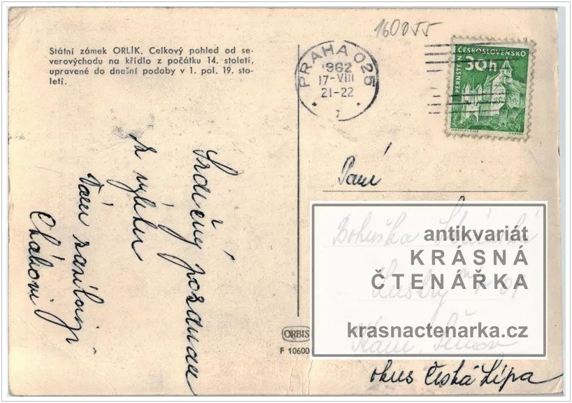 Zámek ORLÍK NAD VLTAVOU