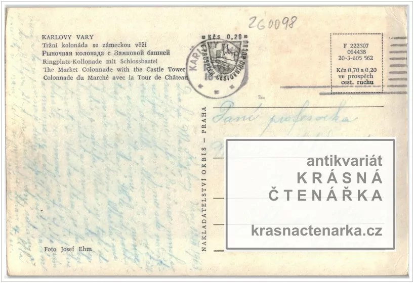 KARLOVY VARY (Tržní kolonáda se Zámeckou věží)