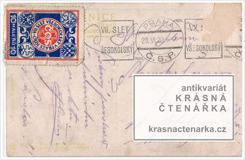 VII. SLET VŠESOKOLSKÝ V PRAZE 1920 (il. Stroff Karel)