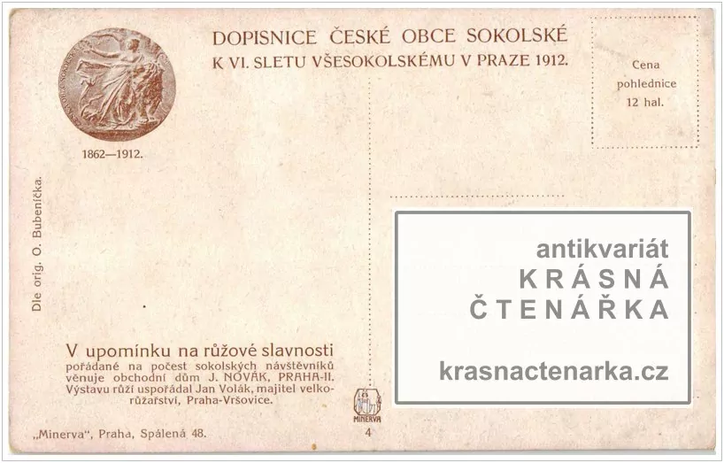 VI. SLET VŠESOKOLSKÝ V PRAZE 1912 (il. Bubeníček Ota)