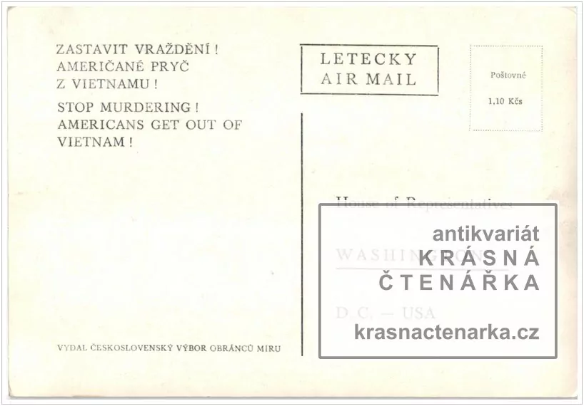 ZASTAVIT VRAŽDĚNÍ ! Američané pryč z Vietnamu !