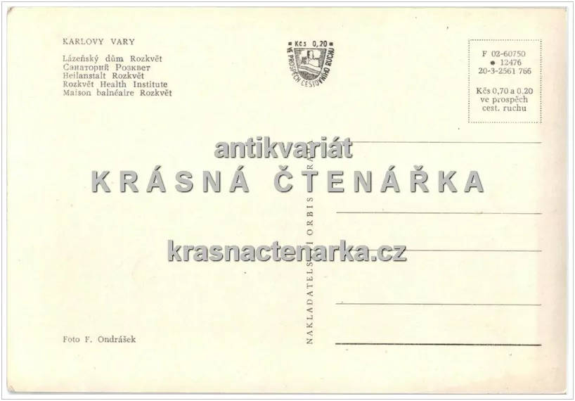 KARLOVY VARY (lázeňský dům Rozkvět)