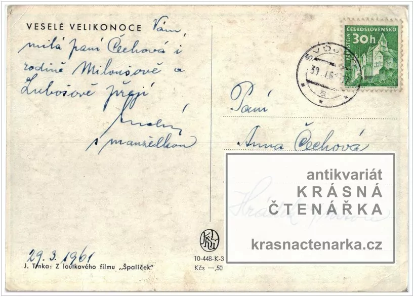 Z loutkového filmu ŠPALÍČEK (Trnka Jiří)