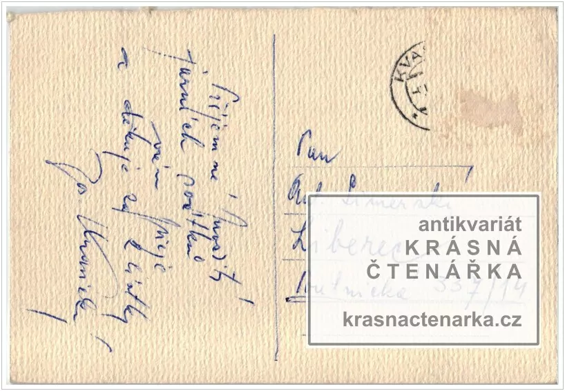 RUČNĚ MALOVANÁ pohlednice