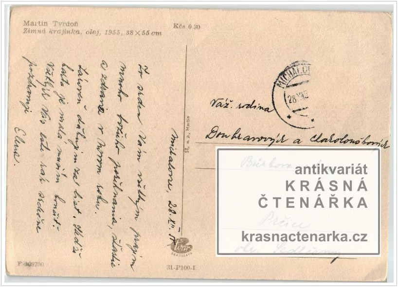ILUSTROVANÁ pohlednice (il. Tvrdoň Martin)