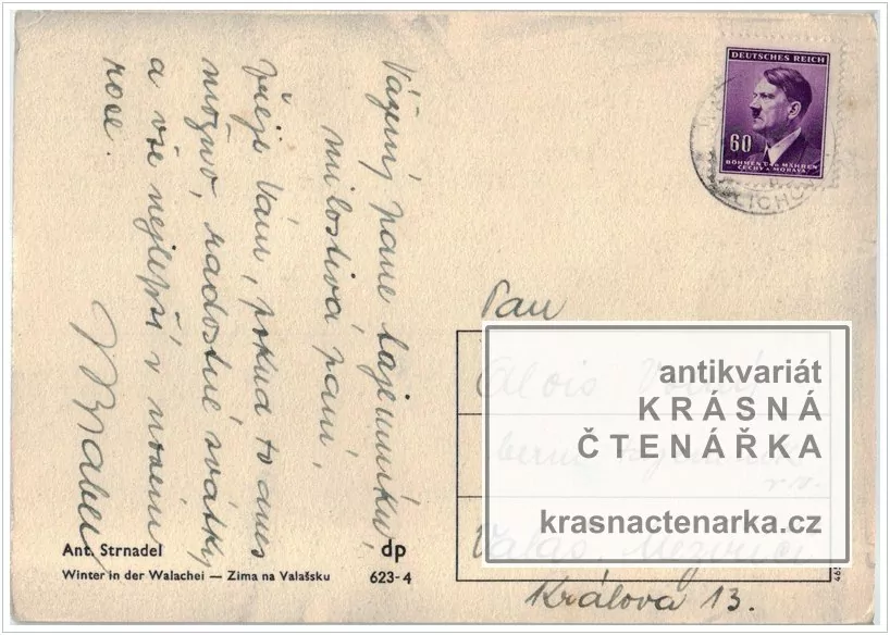 ILUSTROVANÁ pohlednice (il. Strnadel Antonín)