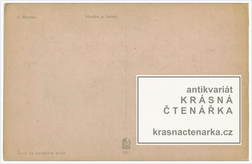 ŽIVOT NA PANSKÉM SÍDLE (il. Mánes Josef)