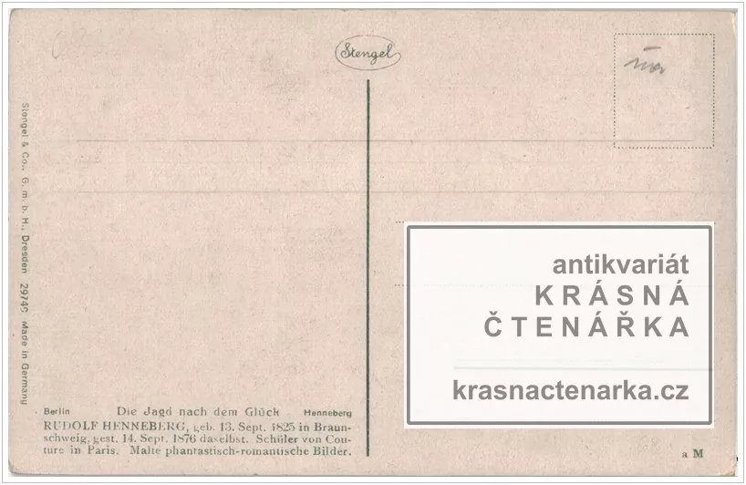 UMĚLECKÁ POHLEDNICE (il. Henneberg Rudolf)